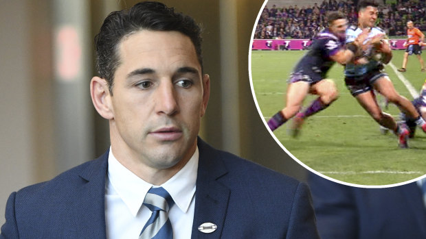 Grand larceny: Billy Slater presents the case for the defence.