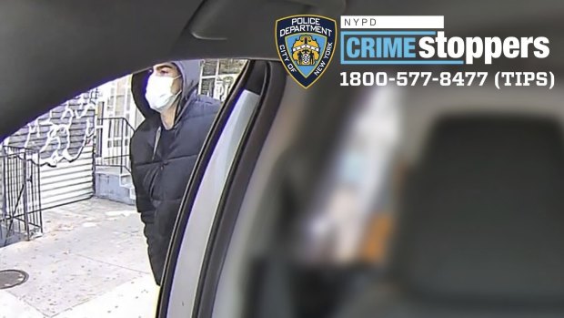 An undated image shows a suspect in the shooting of UnitedHealthcare CEO Brian Thompson. 