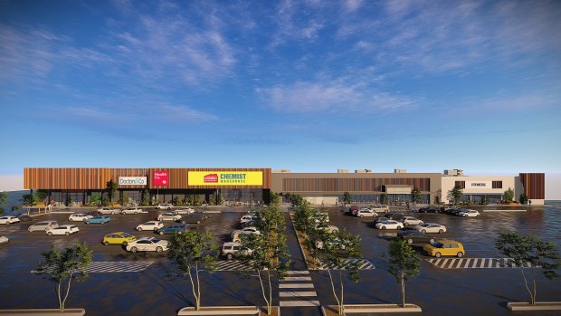 Render of new asset for HomeCo and HealthCo of site in Ballarat, Victoria 