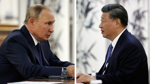 Putin and Xi last met in Beijing at the Winter Olympics as Russia amassed thousands of troops on the Ukrainian border.