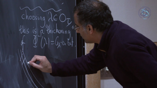 Professor Akshay Venkatesh at Princeton.