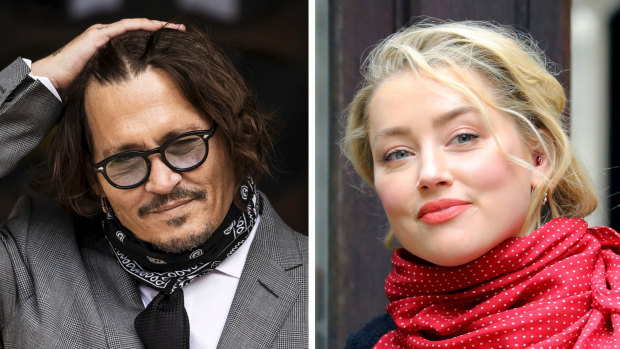 Johnny Depp accused Amber Heard of hitting him with a 'haymaker' punch during an altercation near the end of their volatile marriage. 