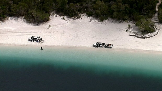 Two teenagers have drowned in Lake McKenzie on Queensland’s Fraser Island. 