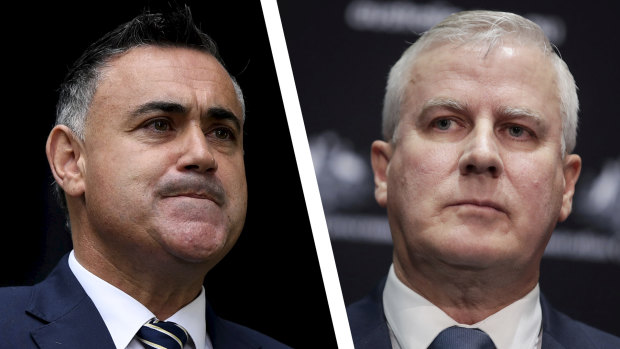 A source close to Barilaro confirmed the Deputy Premier had sent the message to McCormack.