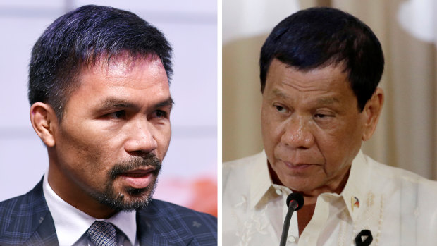 Manny Pacquiao had been seen as a possible contender to succeed Rodrigo Duterte in next year’s presidential election.