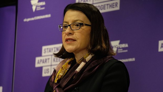 Minister Jenny Mikakos says aged care outbreaks are concerning.