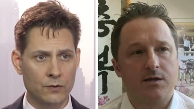 Detained in China: Canadian nationals Michael Kovrig and Michael Spavor. 