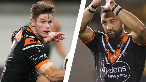 New king in town: Harry Grant and Benji Marshall.