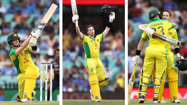 Steve Smith is the first Australian to post back-to-back ODI tons since David Warner four years ago.