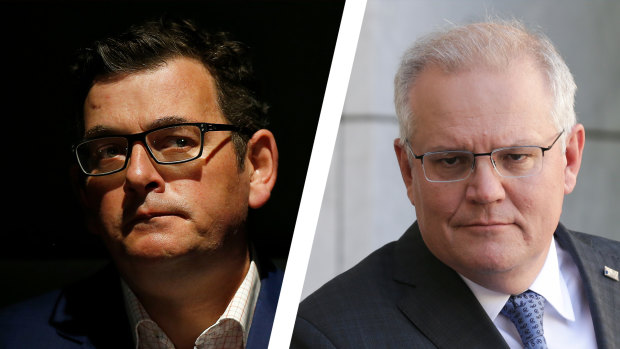 Victorian Premier Daniel Andrews is under fire from Prime Minister Scott Morrison.