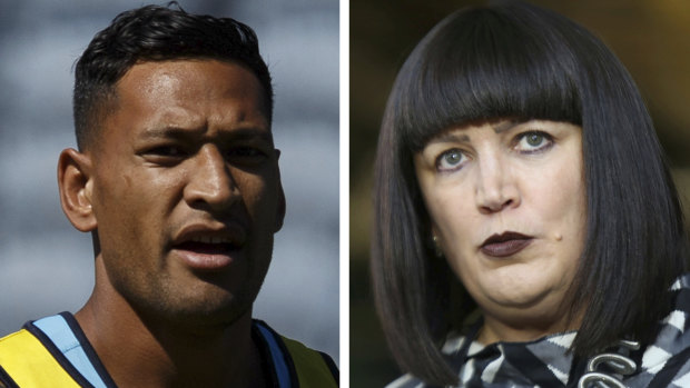 Battle lines drawn: Folau is fighting Rugby Australia's attempts to sack him. 