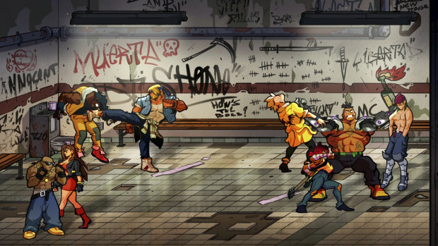 Streets of Rage 4 supports four players, a first for the series.