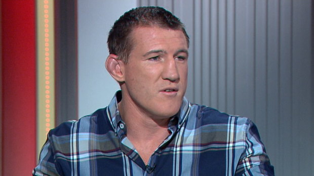 Hanging up the boots: Paul Gallen.