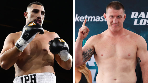 Justis Huni and Paul Gallen have signed to fight in June.