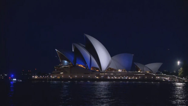 The decision to light up the Sydney Opera House with the colours of the Israeli flag has angered Muslim groups.
