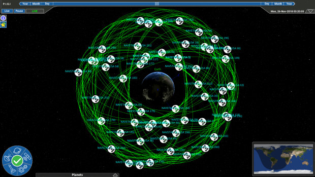 Saber Astronautics uses 3D gaming technology to visualise satellites in low Earth orbit. 