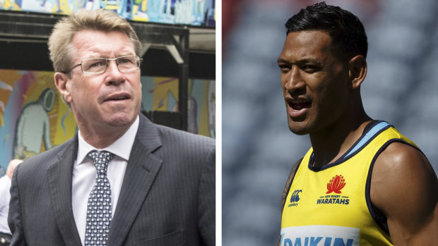 Folau supporter: Former Wallabies captain Nick Farr-Jones.