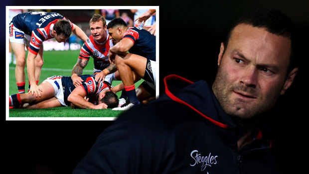 Boyd Cordner's future is clouded after a series of head knocks.