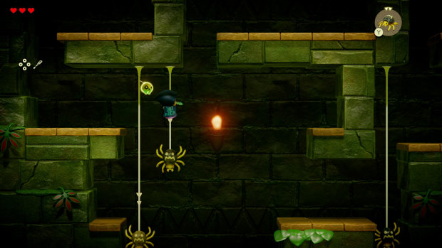 Some underground areas are presented from a fixed side-on perspective, which changes how the Echoes work.