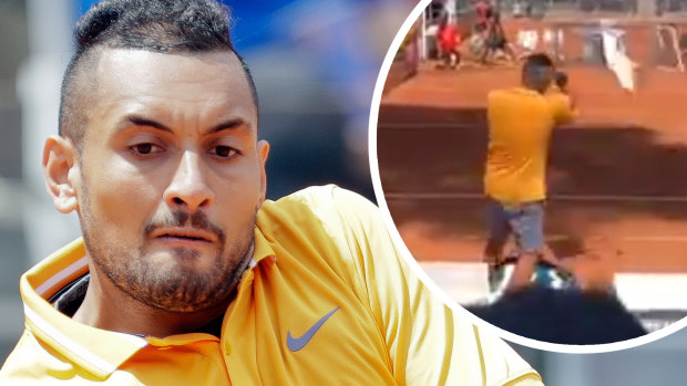 Long road back: Kyrgios missed the  2016 Games and runs the risk of not being chosen for Tokyo. 