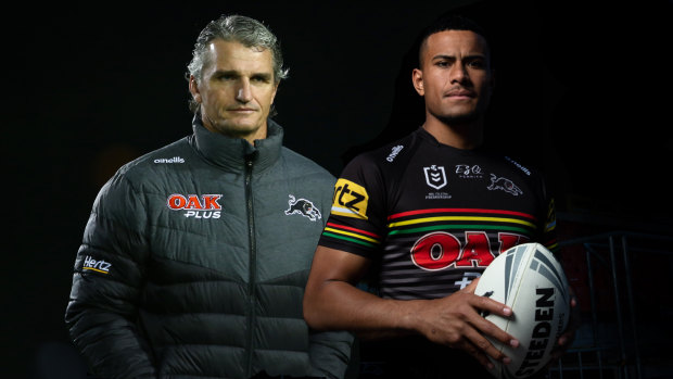 The way the Stephen Crichton (right) extension has been handled could explode in the coming days after the centre admitted to a handshake deal with Ivan Cleary (left).