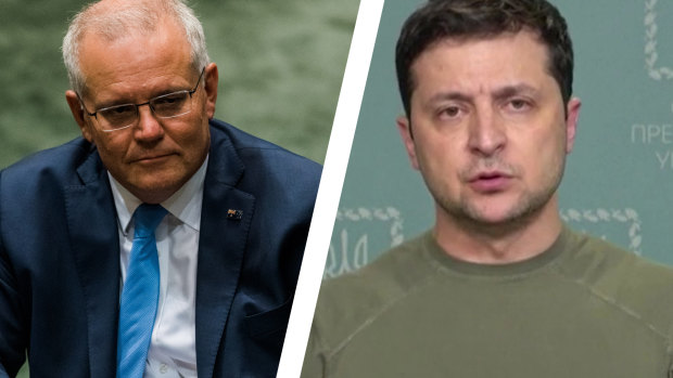 Ukrainian President Volodymyr Zelensky will address the Australian Parliament on Thursday night. 