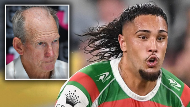 Wayne Bennett was open-minded about the news that Keaon Koloamatangi was joining the Dragons next year. 