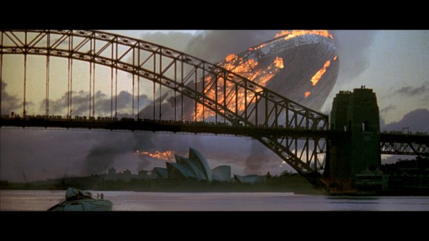 Hollywood blockbuster Independence Day (1996) features a scene showing the Sydney Harbour Bridge and the Opera House.
