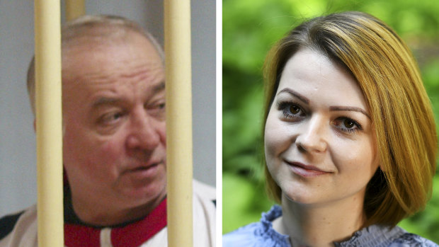 Sergei Skripal (left), pictured in 2006, and his daughter Yulia Skripal after her recovery from the nerve agent poisoning.