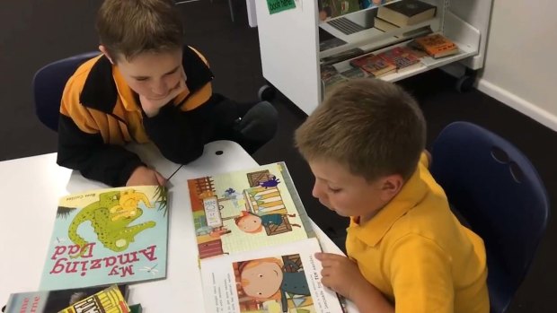 Warialda Public School's Principal Dan van Velthuizen says students ask to be featured in the as part of the live streaming bedtime story initiative. 