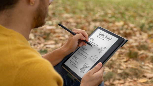 The Kindle Scribe is an e-reader and e-notepad from Amazon.