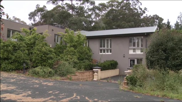 One of the houses raided earlier this week. 