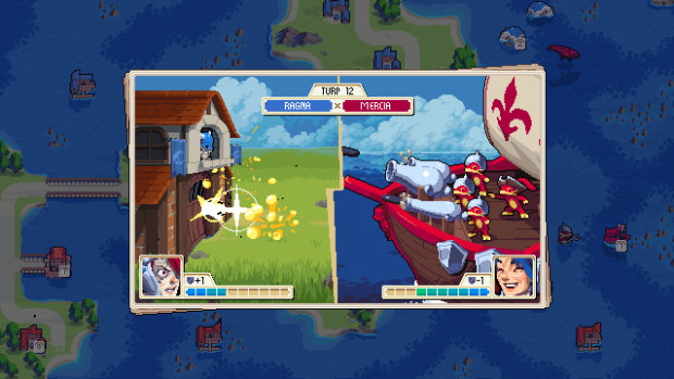 There are land, air and sea units, which you'll need to use in combination depending on the map and enemy.