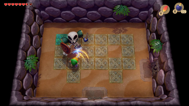 Most of the game scrolls smoothly, but parts of the dungeons go back to square, static rooms to maintain the original puzzles. 