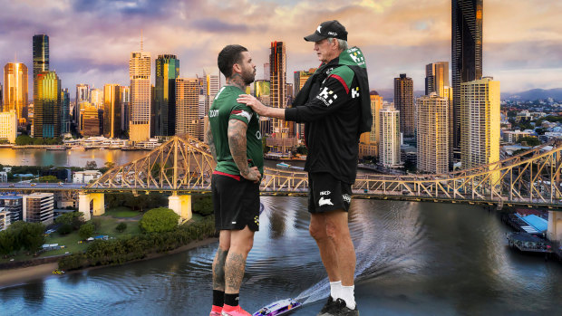 Wayne Bennett gave Adam Reynolds advice on his move to the river city.