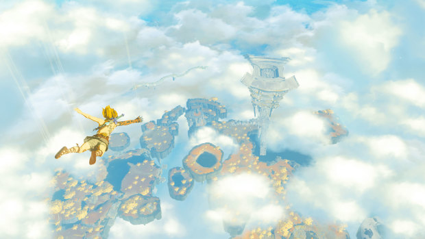 The game is a mix of elements familiar from Breath of the Wild, and all new features like the mysterious sky islands.