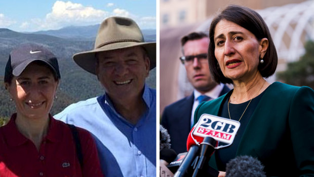 Gladys Berejiklian was in a relationship with Daryl Maguire from the 2015 state election until just a few months ago.