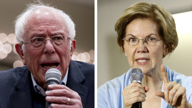 The clash between the two leading left-wing candidates in the Democratic presidential race marks a definitive end to their longstanding agreement not to attack one another. 