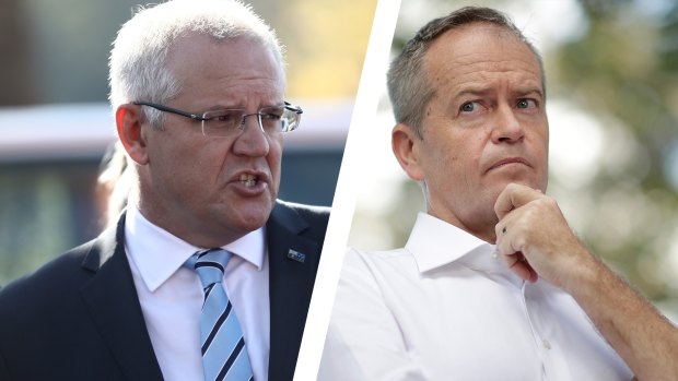 Scott Morrison and Bill Shorten: the overall economic agendas of the two parties are starkly at odds.