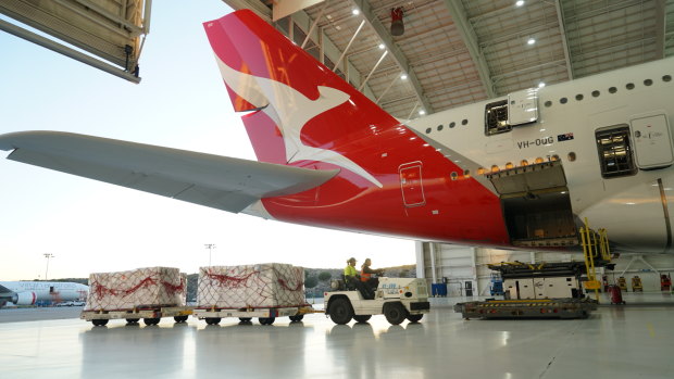 Qantas will be parking some planes for a while.