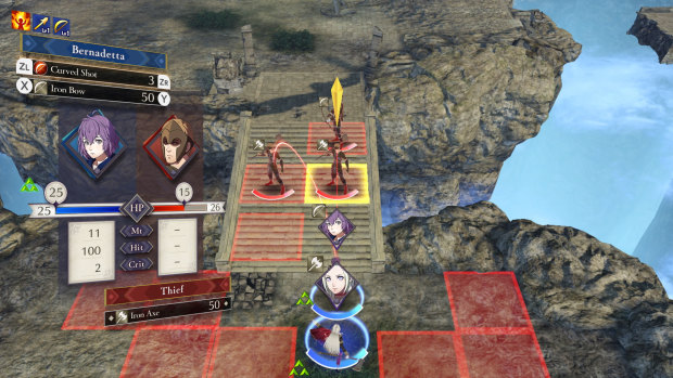 The grid-based battles have been made more readable and complex than ever in Three Houses.