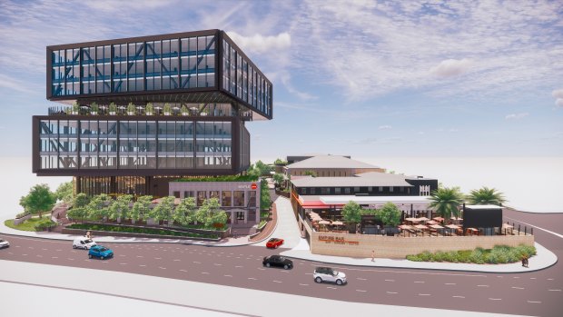 Miliax Pty Ltd wants to build a nine-storey office block and redevelop the Empire Bar in Lathlain.