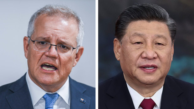 Neither Australia’s Prime Minister Scott Morrison nor China’s President Xi Jinping are in a mood to back down.
