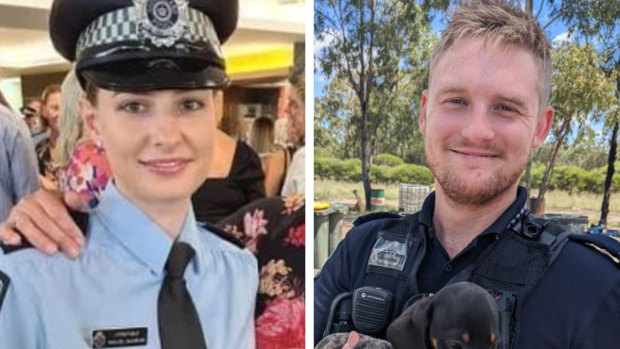 Police have paid tribute to constables Rachel McCrow and Matthew Arnold, gunned down after the siege.