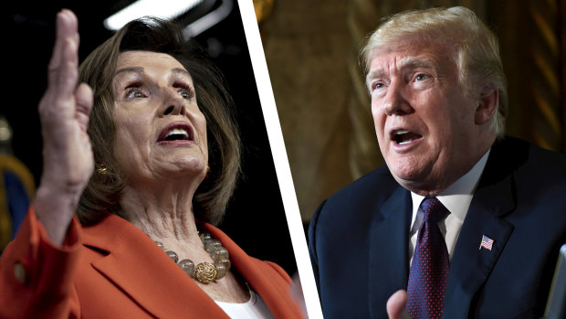 Nancy Pelosi previously said the case for impeaching Donald Trump needed to be "compelling, overwhelming and bipartisan". 