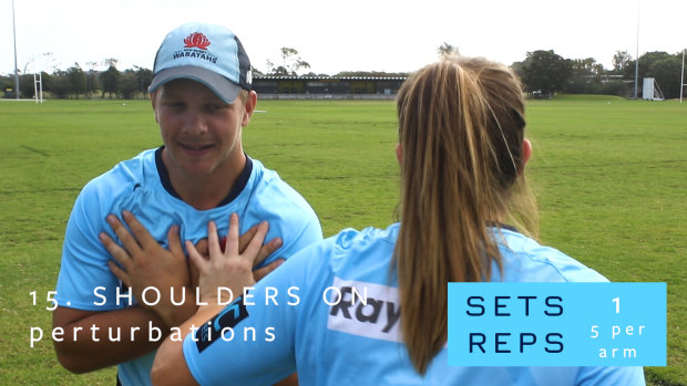 Prevention: 'Prep 2 Perform' [P2P] is an initiative from the Waratahs' medical staff. 