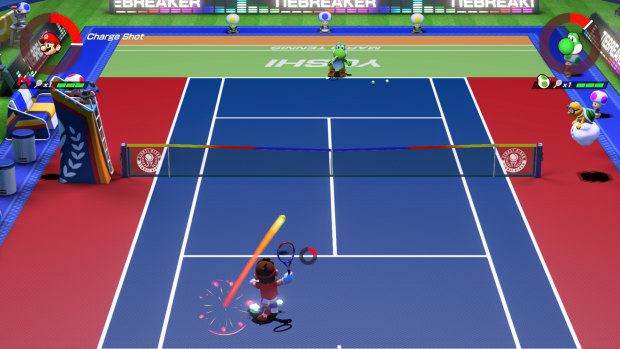 Aces is a technical game of tennis,  but with a very video gamey edge.