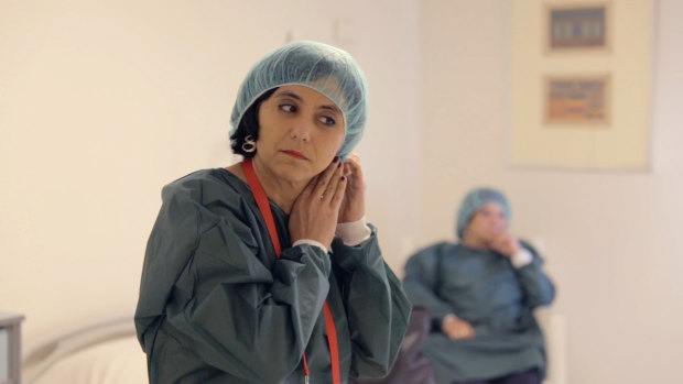 Going it alone: Manu, a single woman from Spain, tries for a baby through IVF. Stills from movie Singled [Out] , which is screening at the Spanish Film Festival.