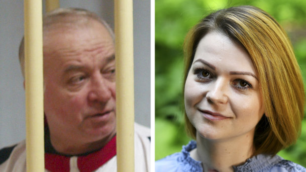 Sergei Skripal (left), pictured in 2006, and his daughter Yulia Skripal after her recovery from the nerve agent poisoning.