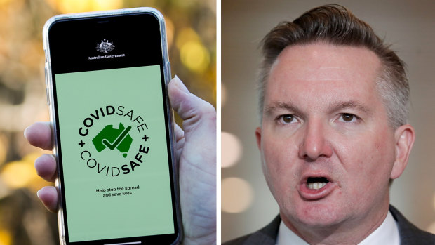 Labor's Chris Bowen has slammed the Morrison government's COVIDSafe app as a "$2 million failure".